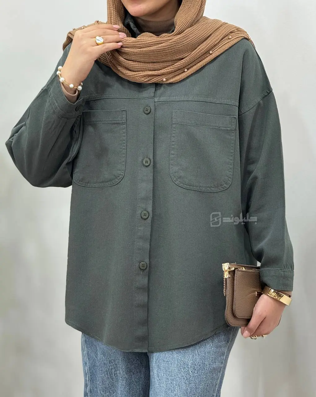 کت کتان پاییزه صبرا